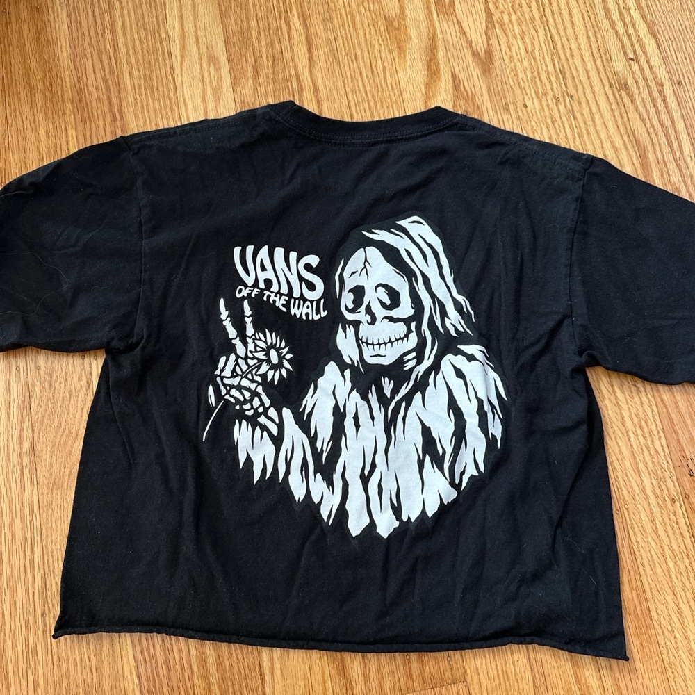 Vans Black Graphic T-Shirt in S